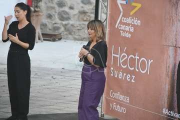 Acto de presentación de Héctor Suárez como candidato a la Alcaldía de Telde/TA.